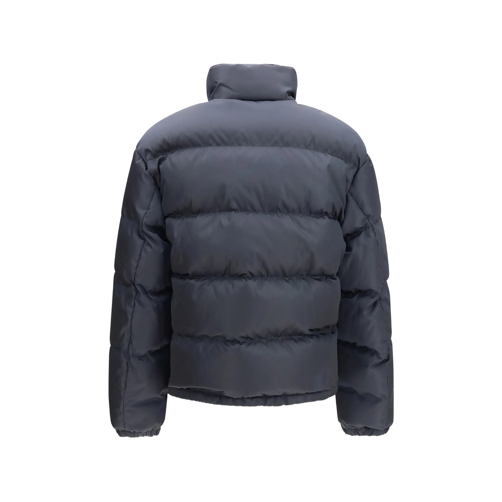 Quilted Logo-Patch Puffer Jacket