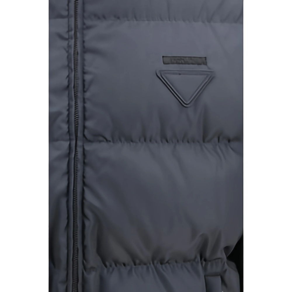 Quilted Logo-Patch Puffer Jacket