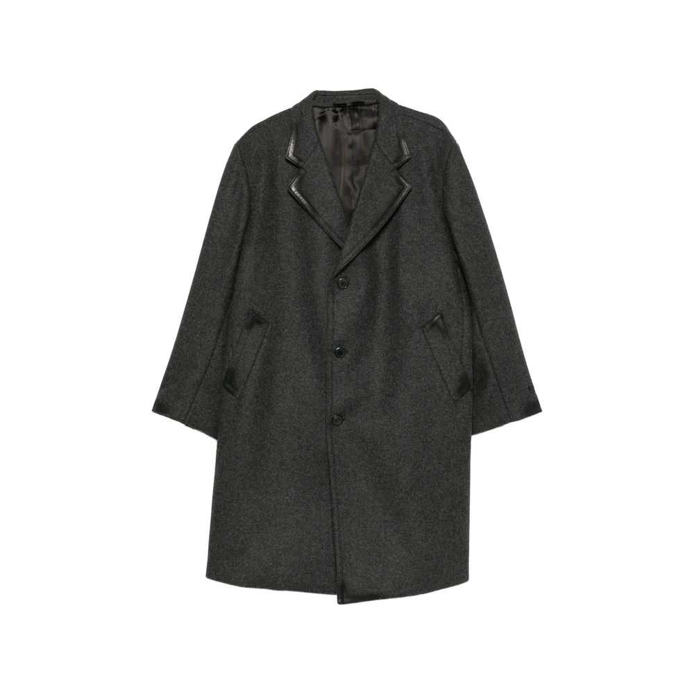 Prada Single-breasted Wool And Cashmere Coat