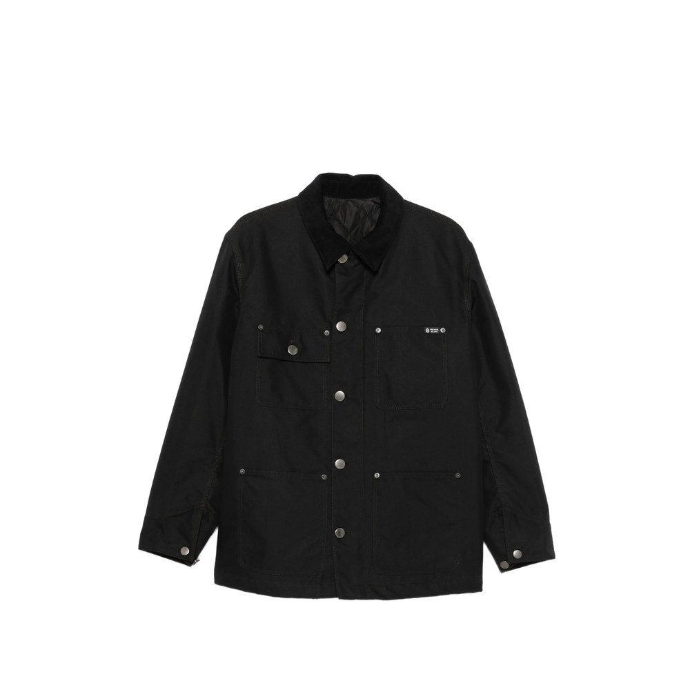 Prada Corduroy-collar Logo-plaque Jacket
