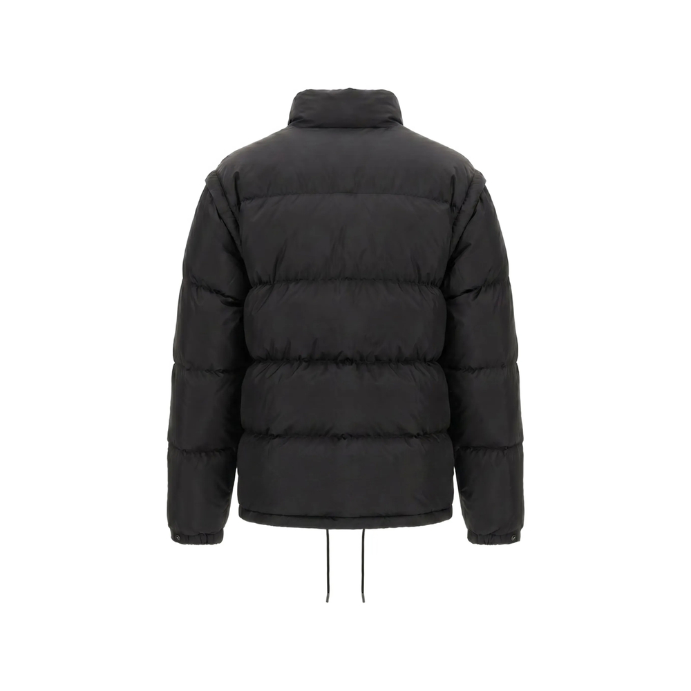 Quilted Logo-Plaque Puffer Jacket