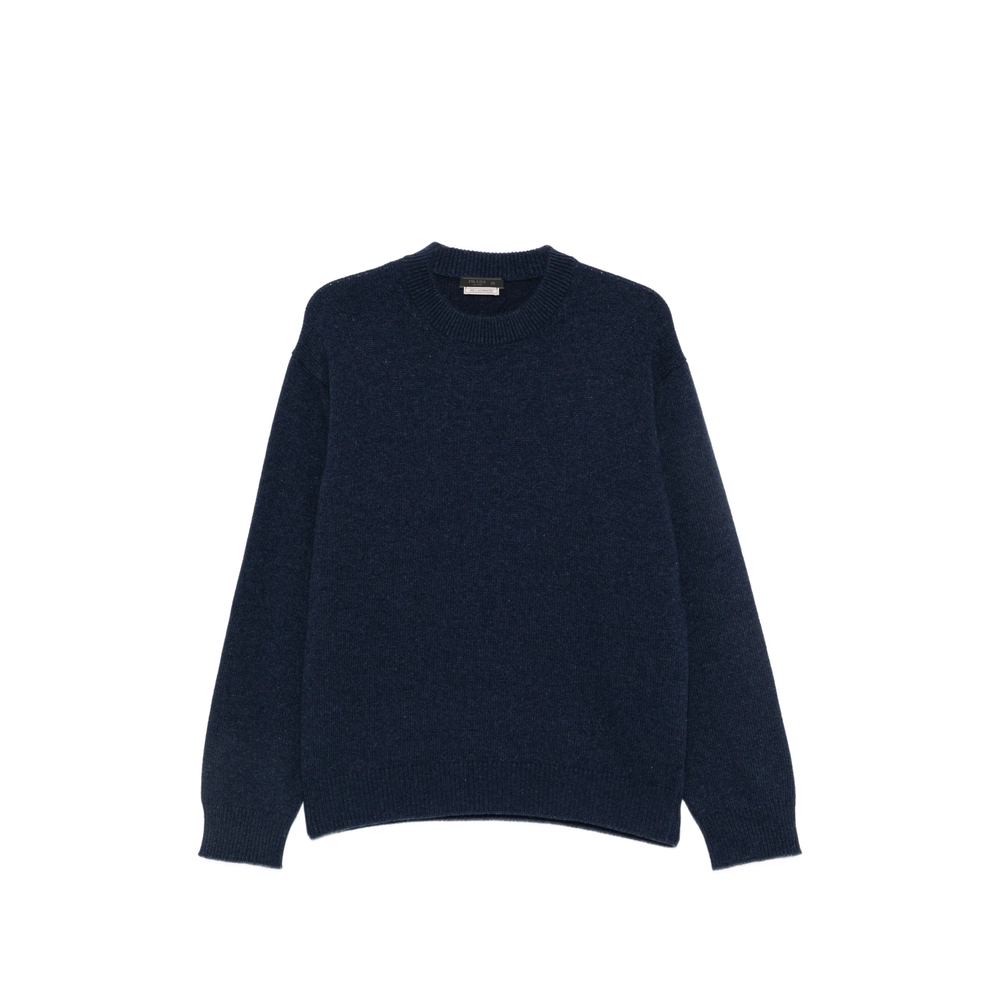 Prada Triangle-logo Knit Sweater