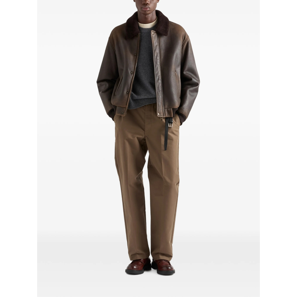 Shearling Bomber Jacket
