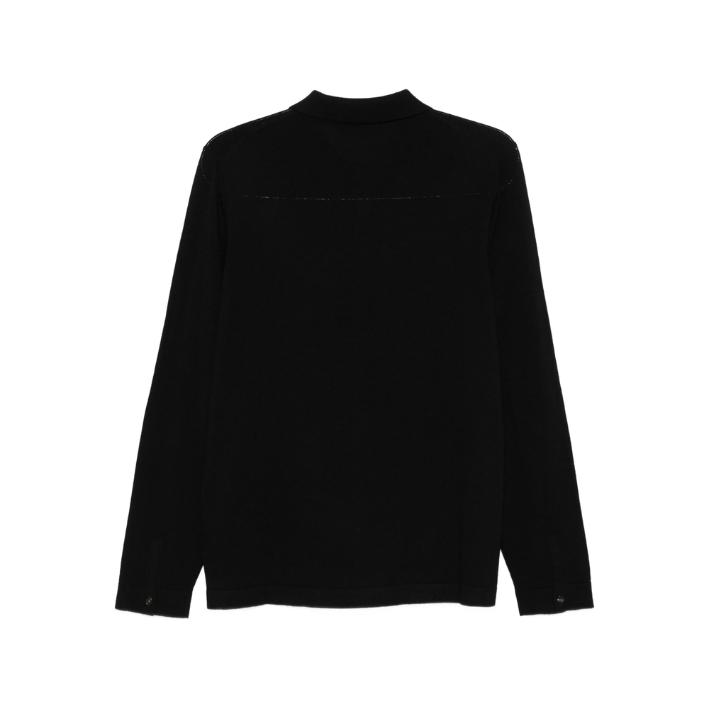 Virgin-Wool Button-Front Shirt