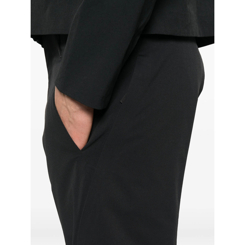 Belt-Loop Straight-Leg Trousers