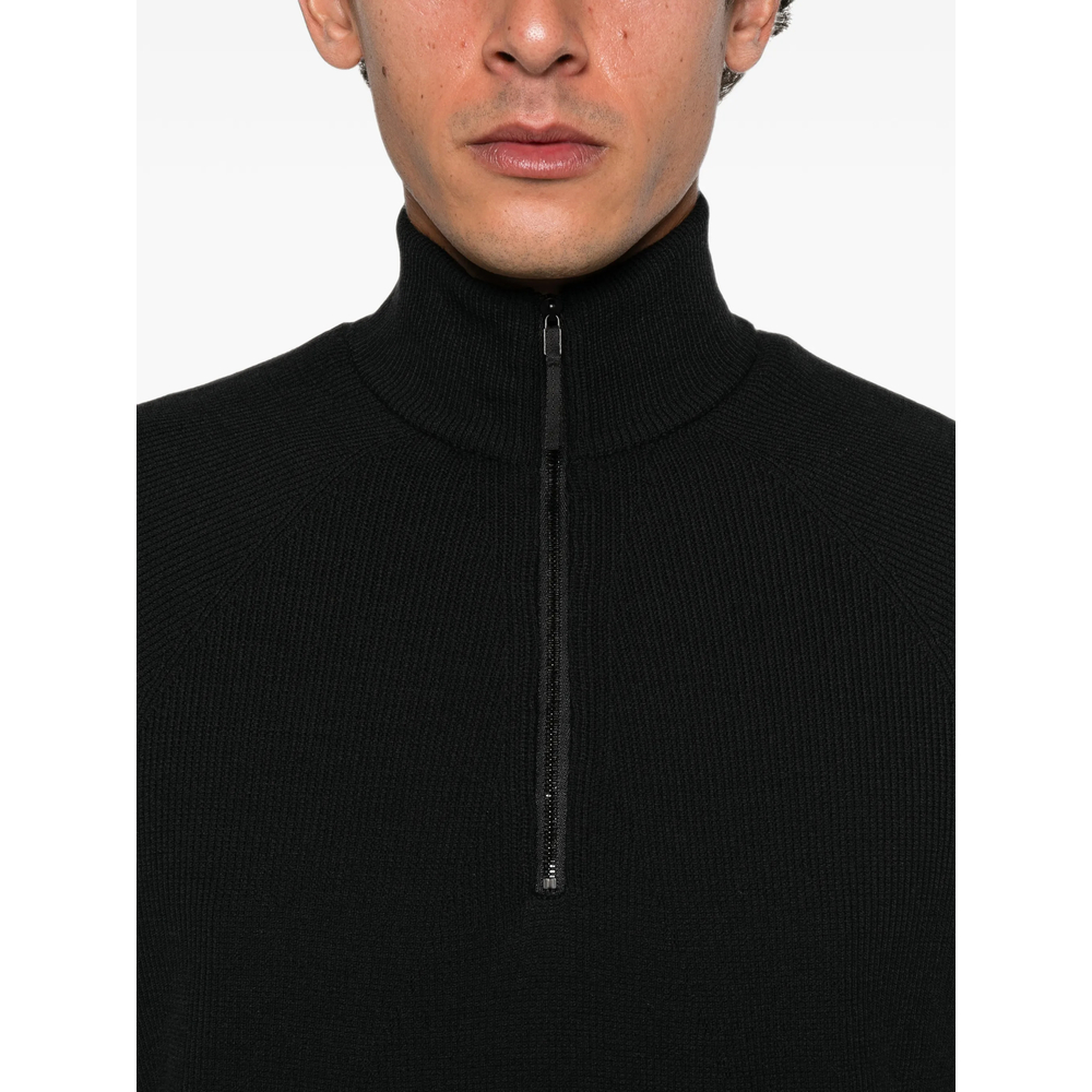 Zip-Fastening High-Neck Sweater