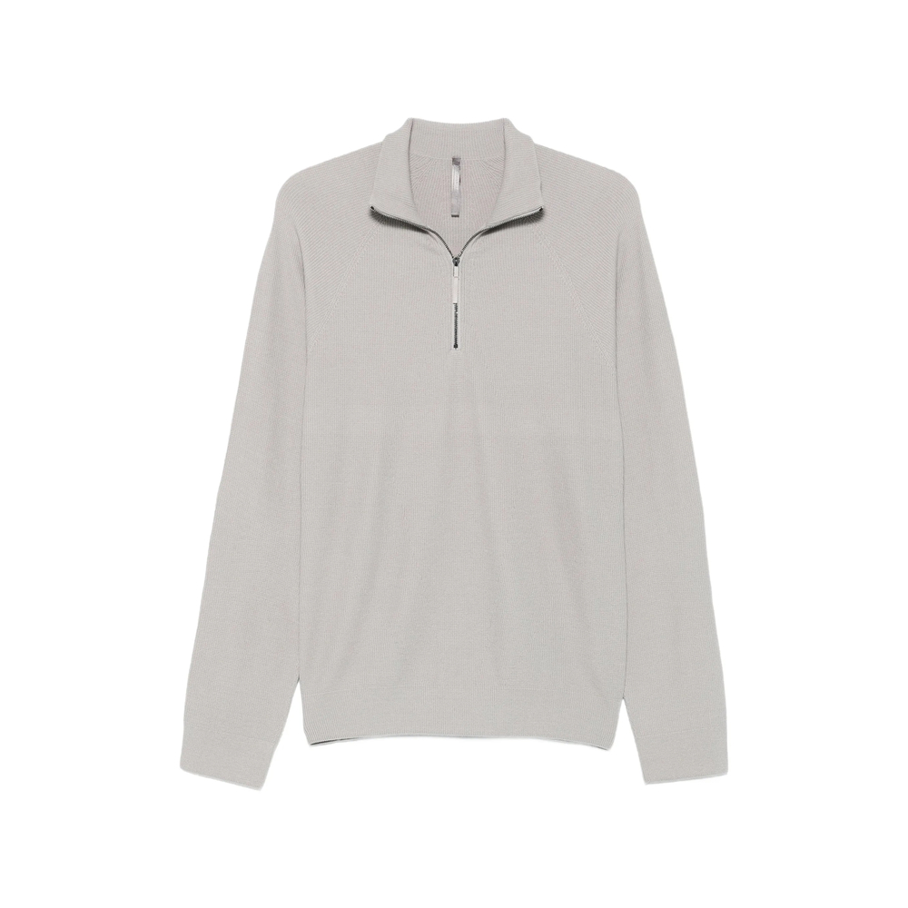 Quarter-Zip Raglan-Sleeve Polo Shirt