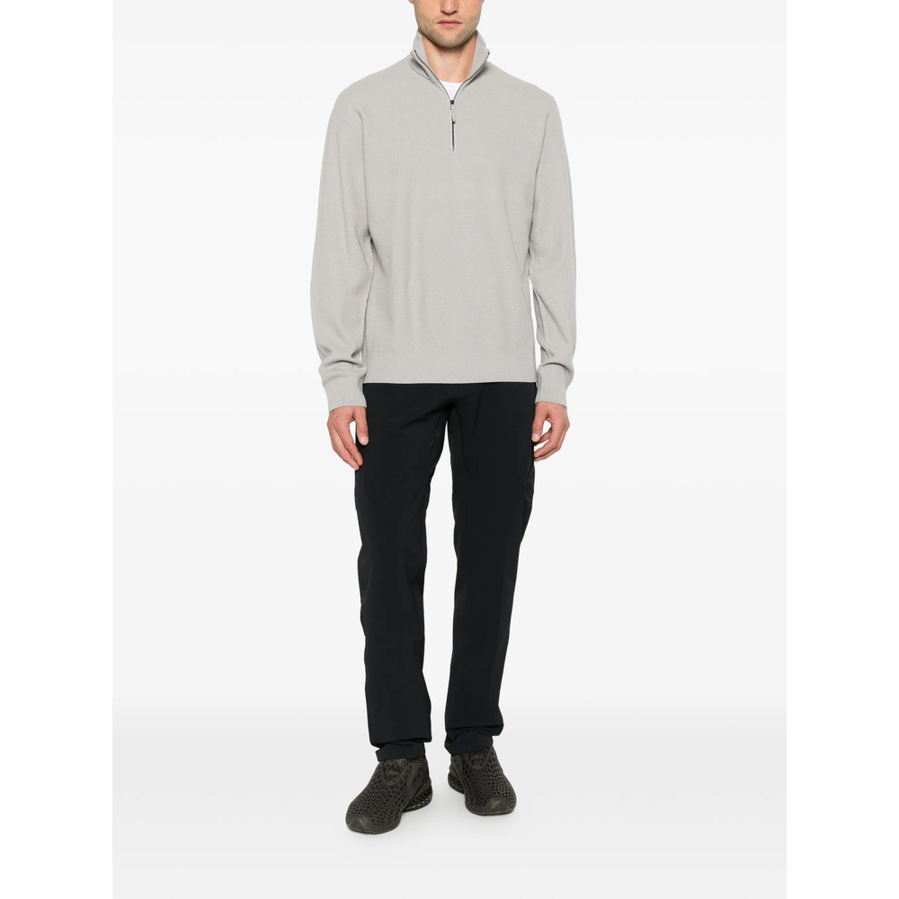 Quarter-Zip Raglan-Sleeve Polo Shirt