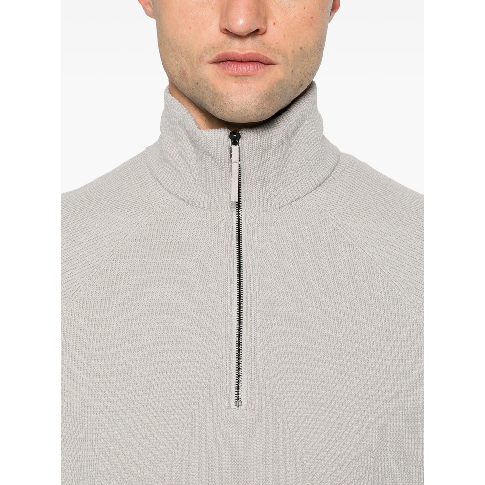 Quarter-Zip Raglan-Sleeve Polo Shirt