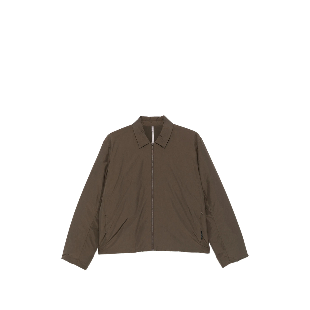 Zip-Up Spread-Collar Jacket