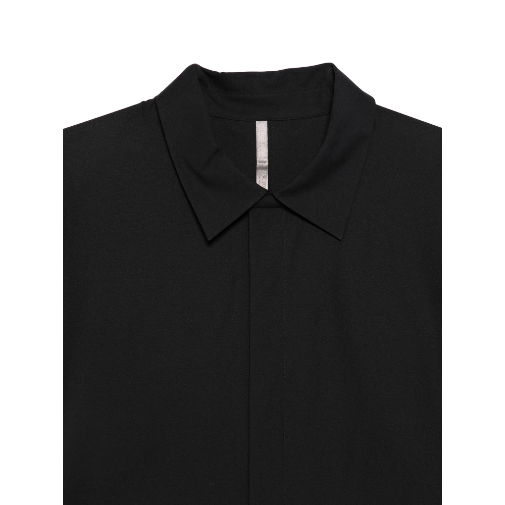 Concealed-Front Long-Sleeve Shirt