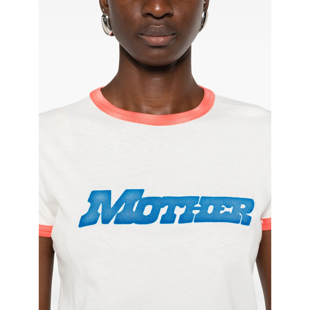 Logo-Print Ringer T-Shirt