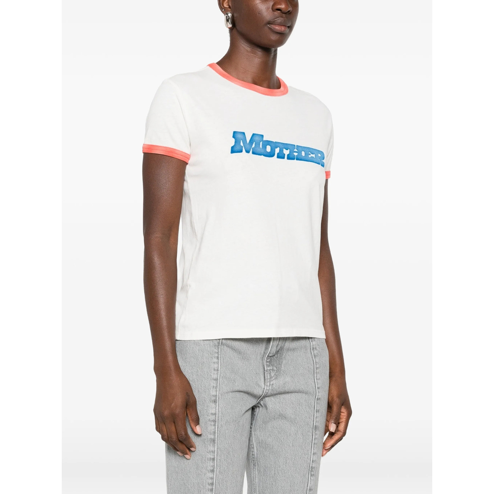 Logo-Print Ringer T-Shirt