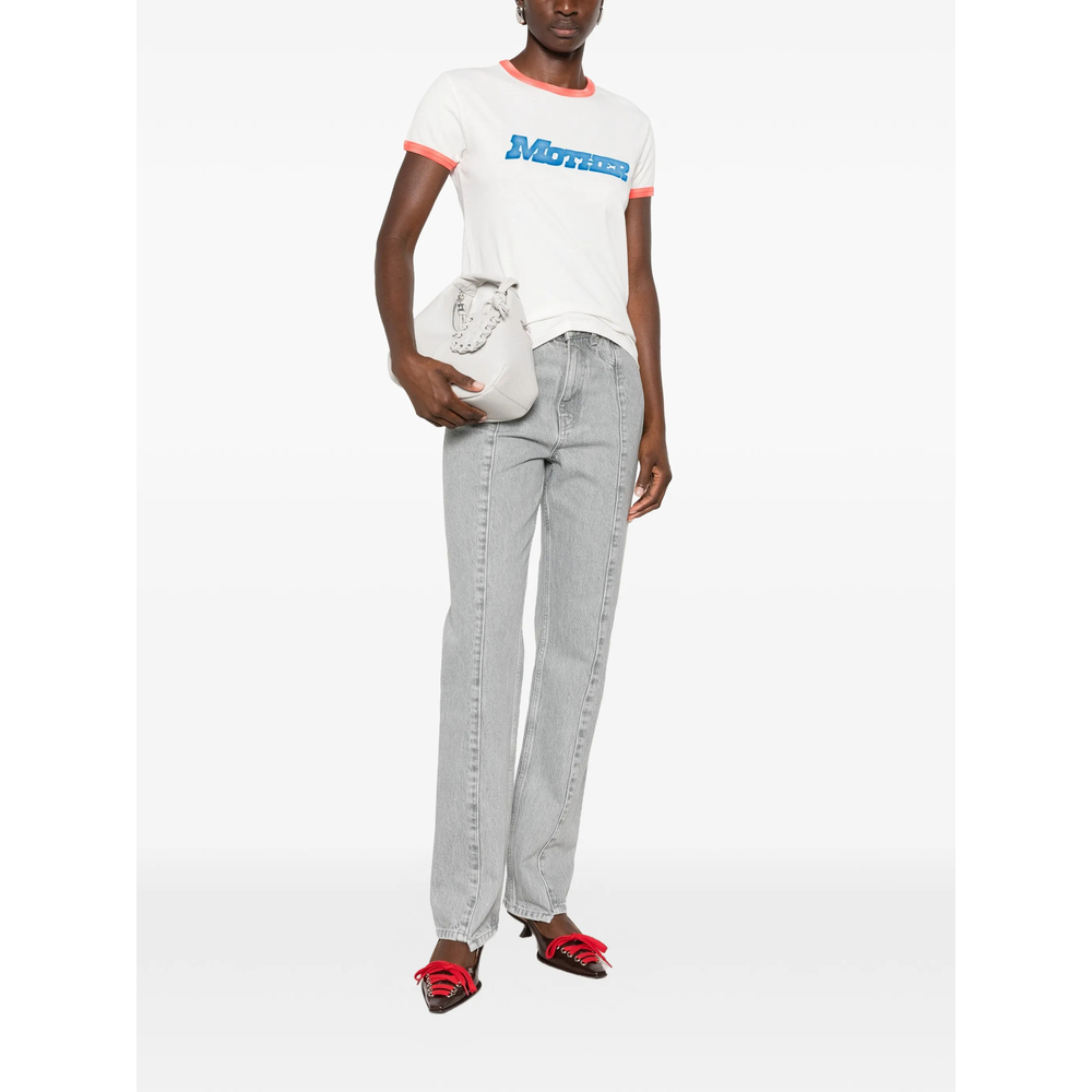 Logo-Print Ringer T-Shirt