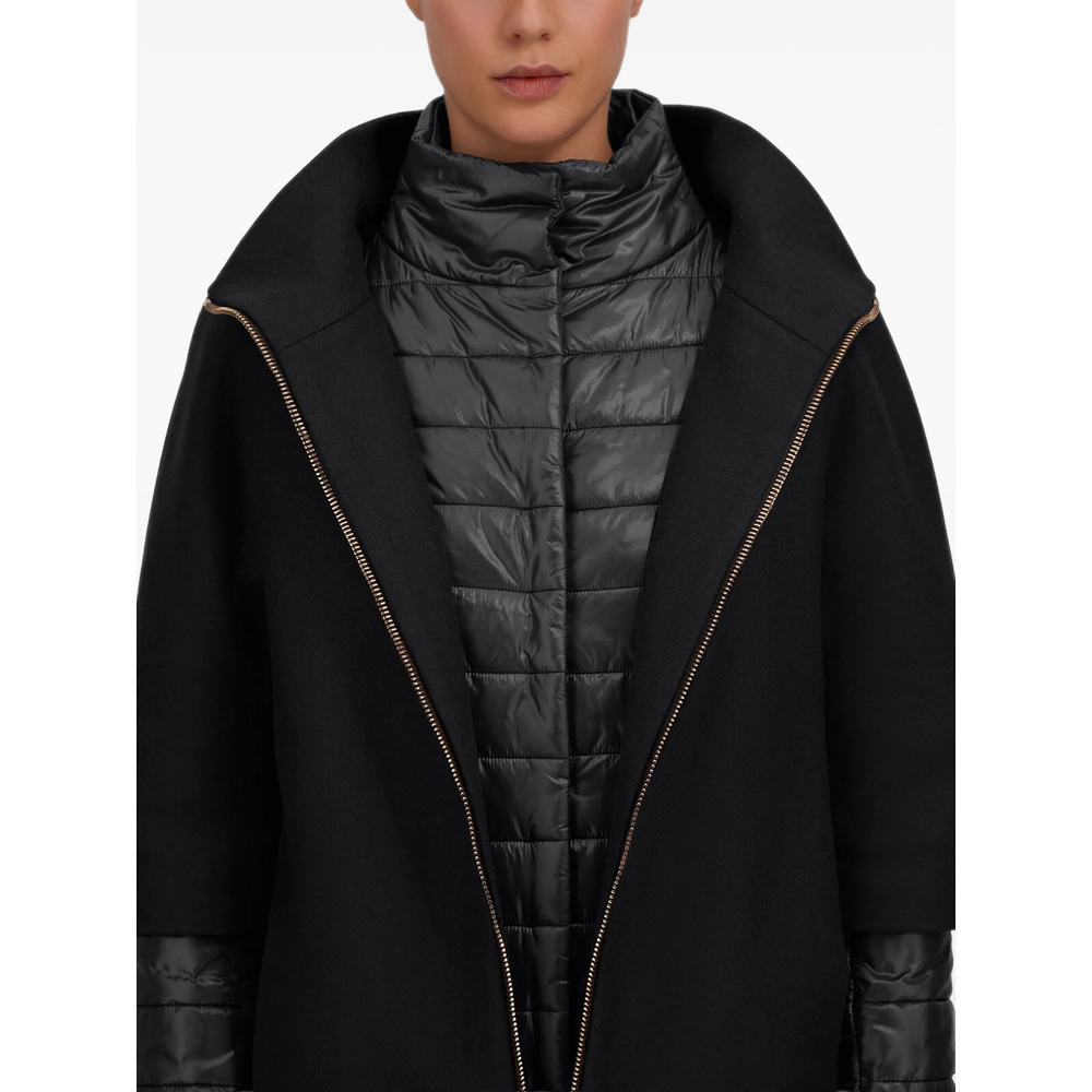 Layered Zip-Up Coat