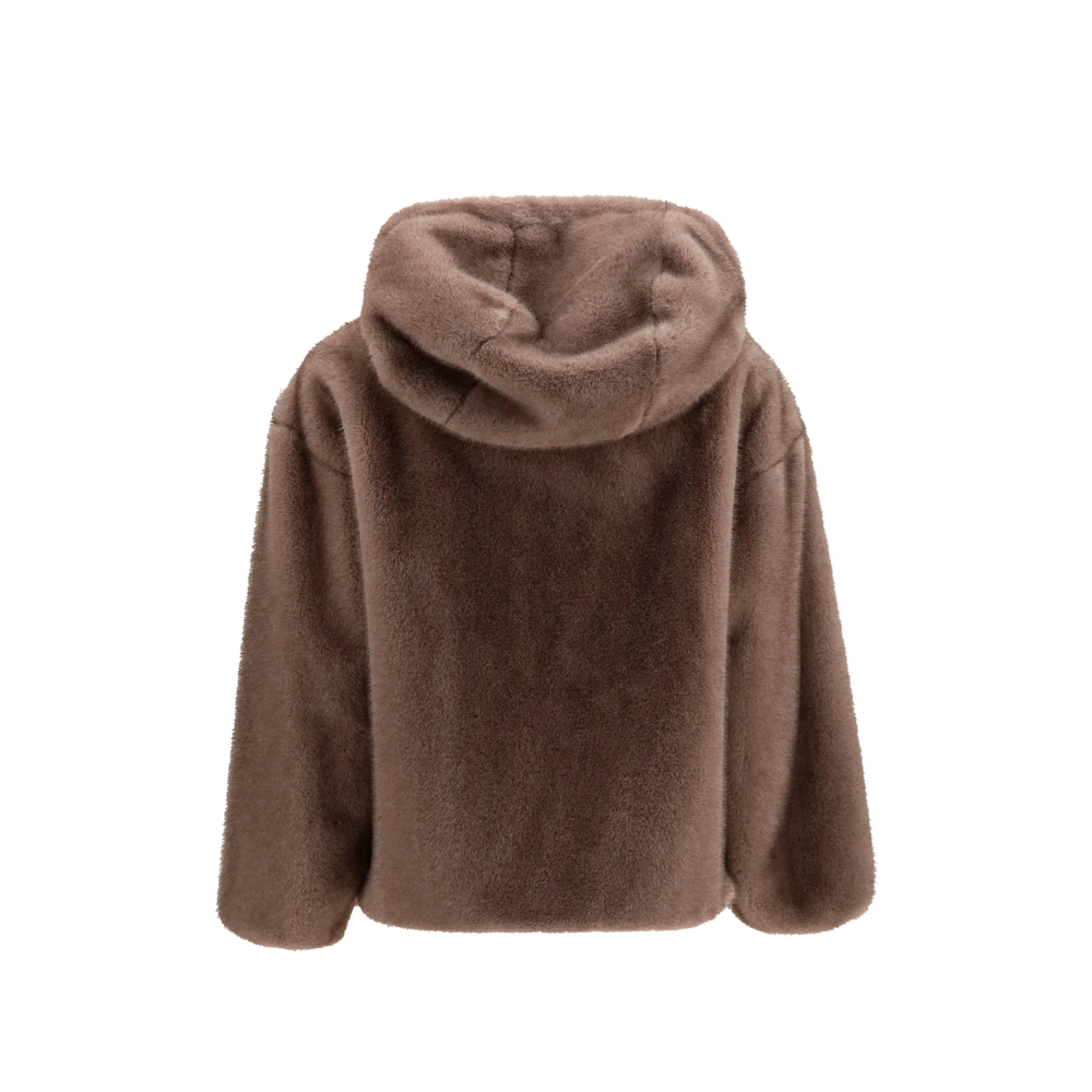 Faux-Fur Hooded Jacket
