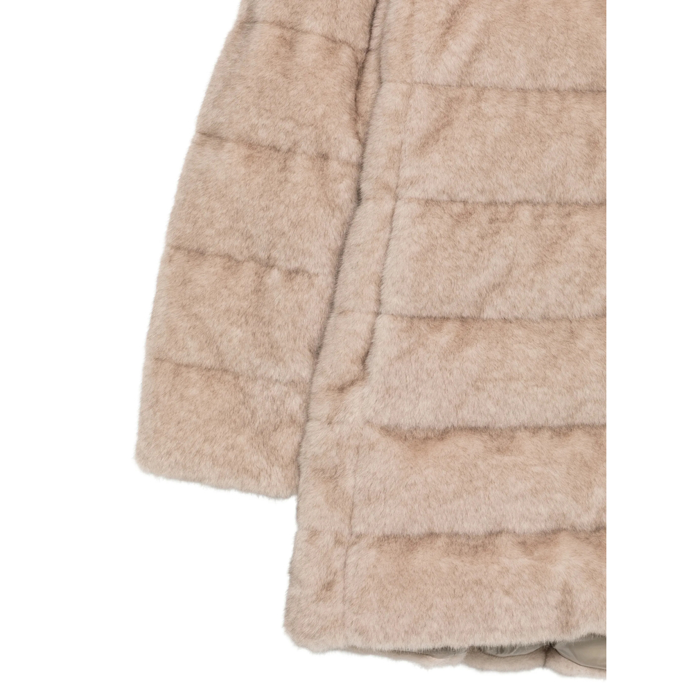Quilted Faux-Fur Coat