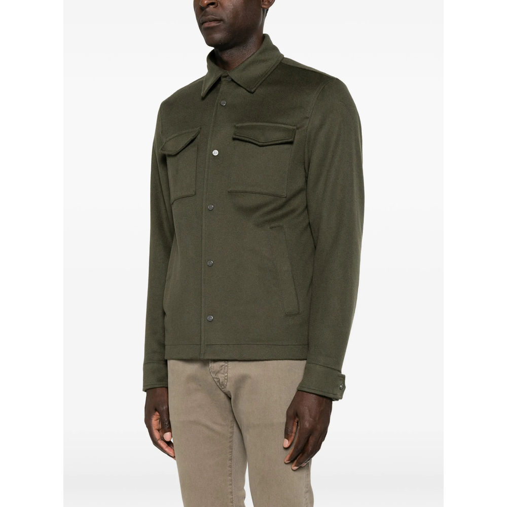 Button-Up Chest-Pocket Jacket