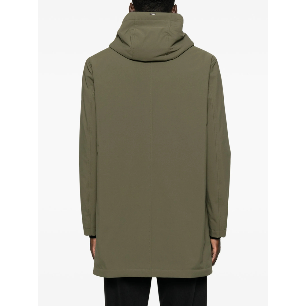 Faux-Fur Trim Hooded Jacket