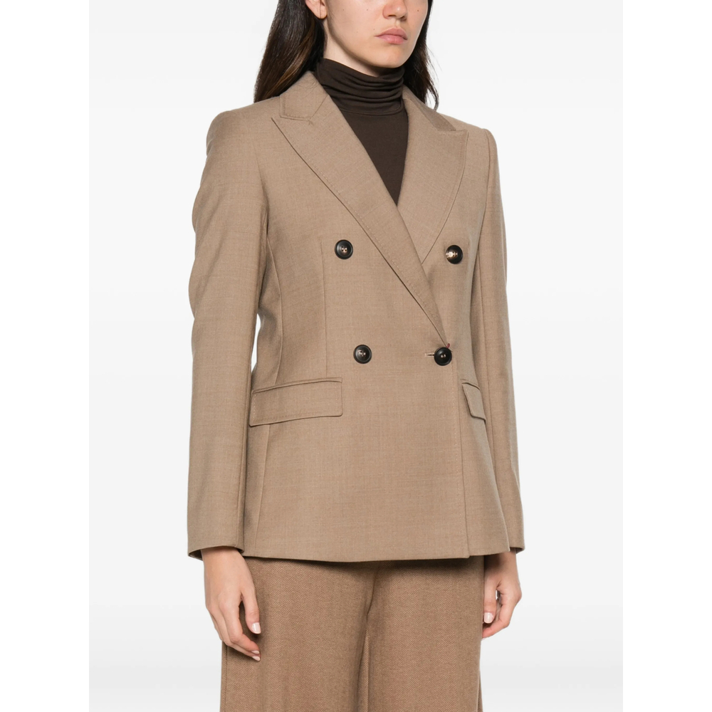 Studio Double-Breasted Peak-Lapels Jacket