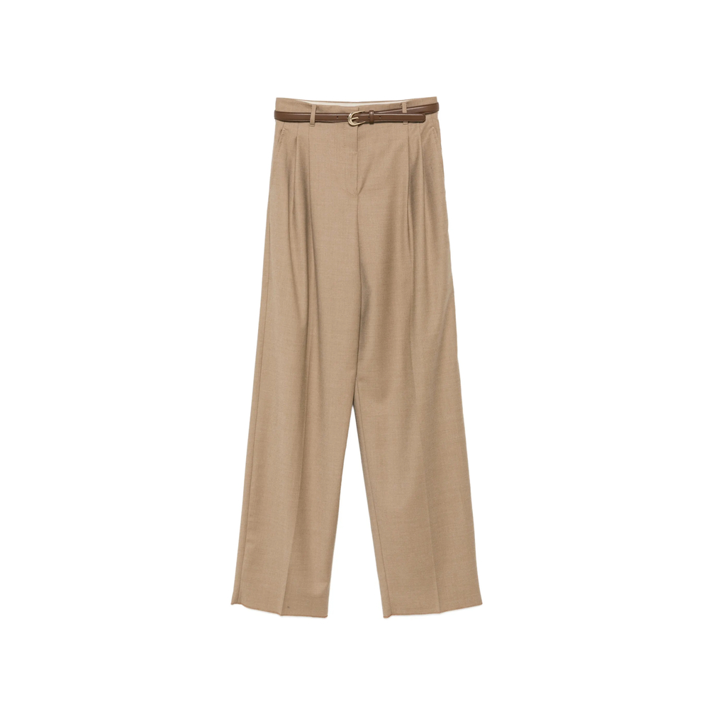 Max Mara Studio Pleated Wide-leg Trousers