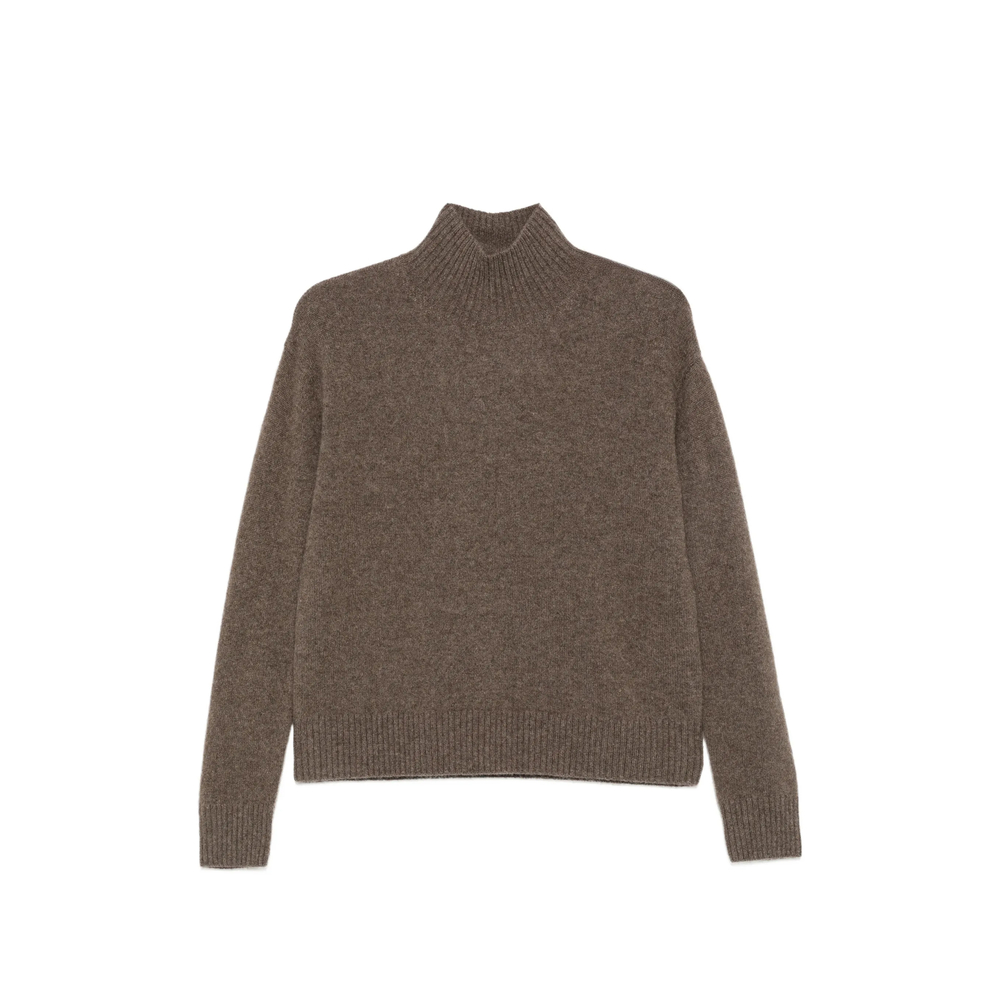 's Max Mara Nocino Mock-neck Ribbed-trim Sweater