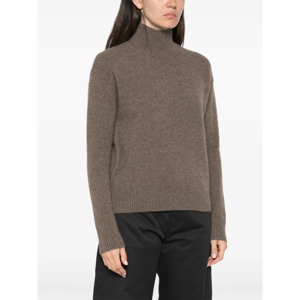 'S Max Mara Nocino Mock-Neck Ribbed-Trim Sweater