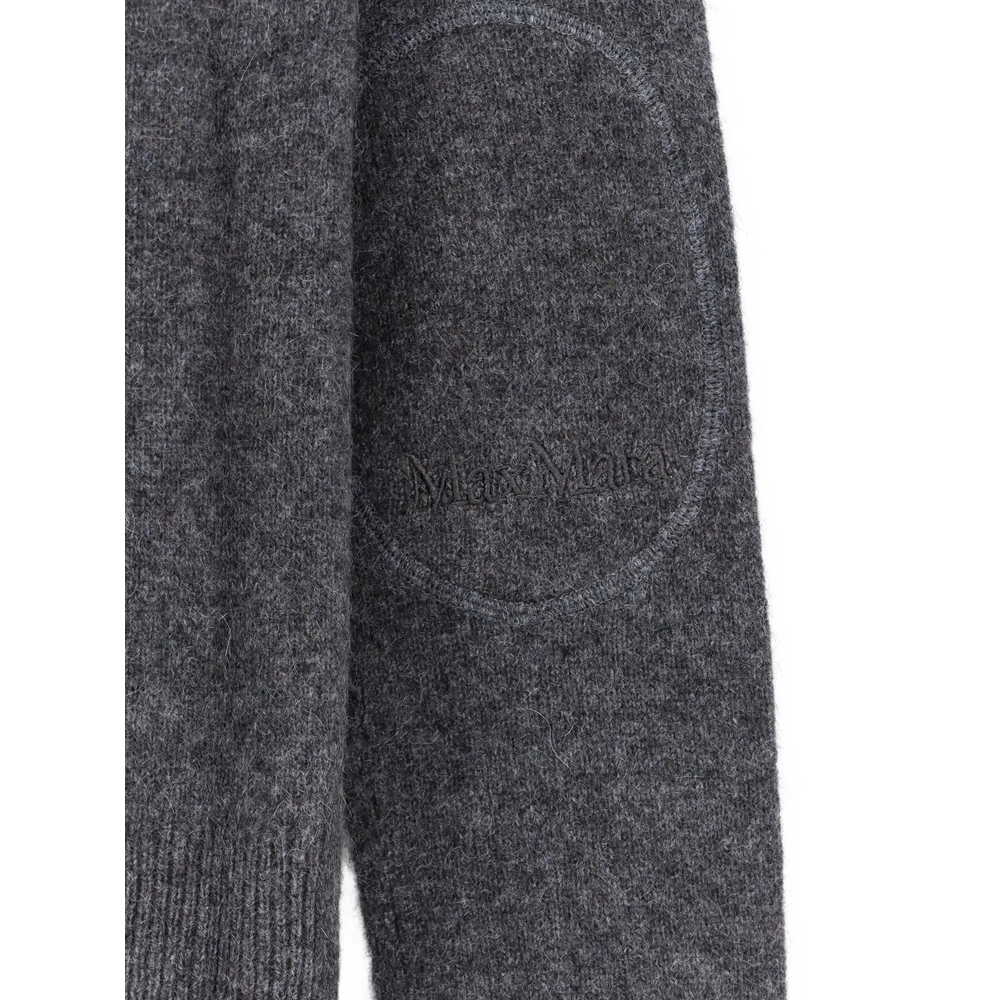 'S Max Mara Logo-Embroidered Elbow-Patch Sweater