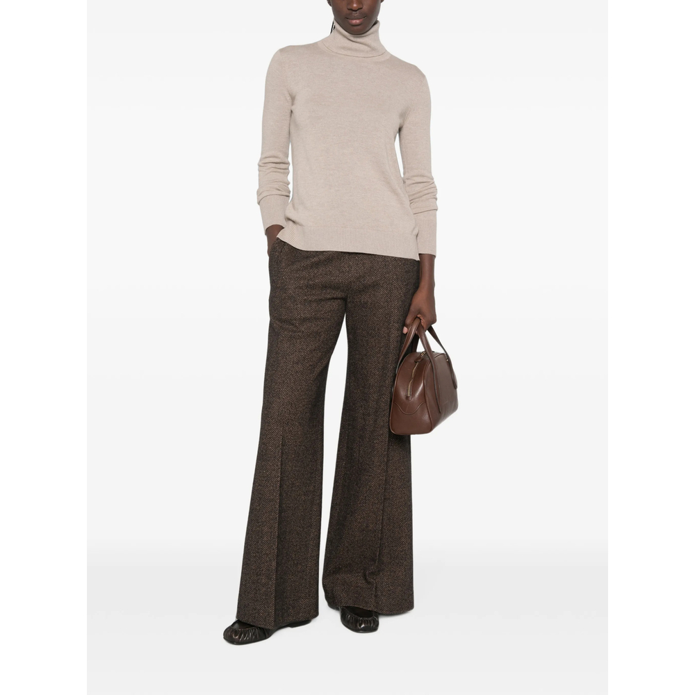 'S Max Mara Elbow-Patch Roll-Neck Knit