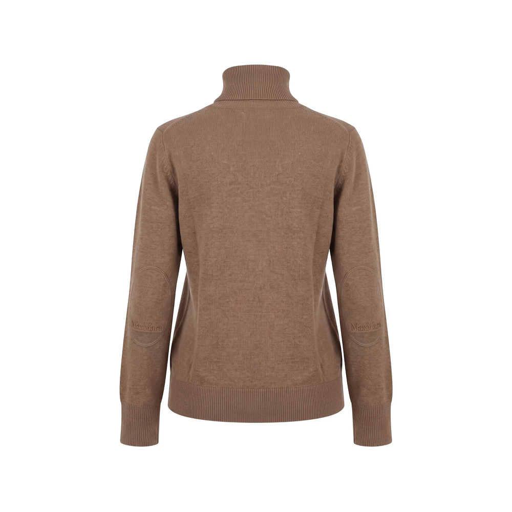 'S Max Mara Elbow-Patch Roll-Neck Sweater