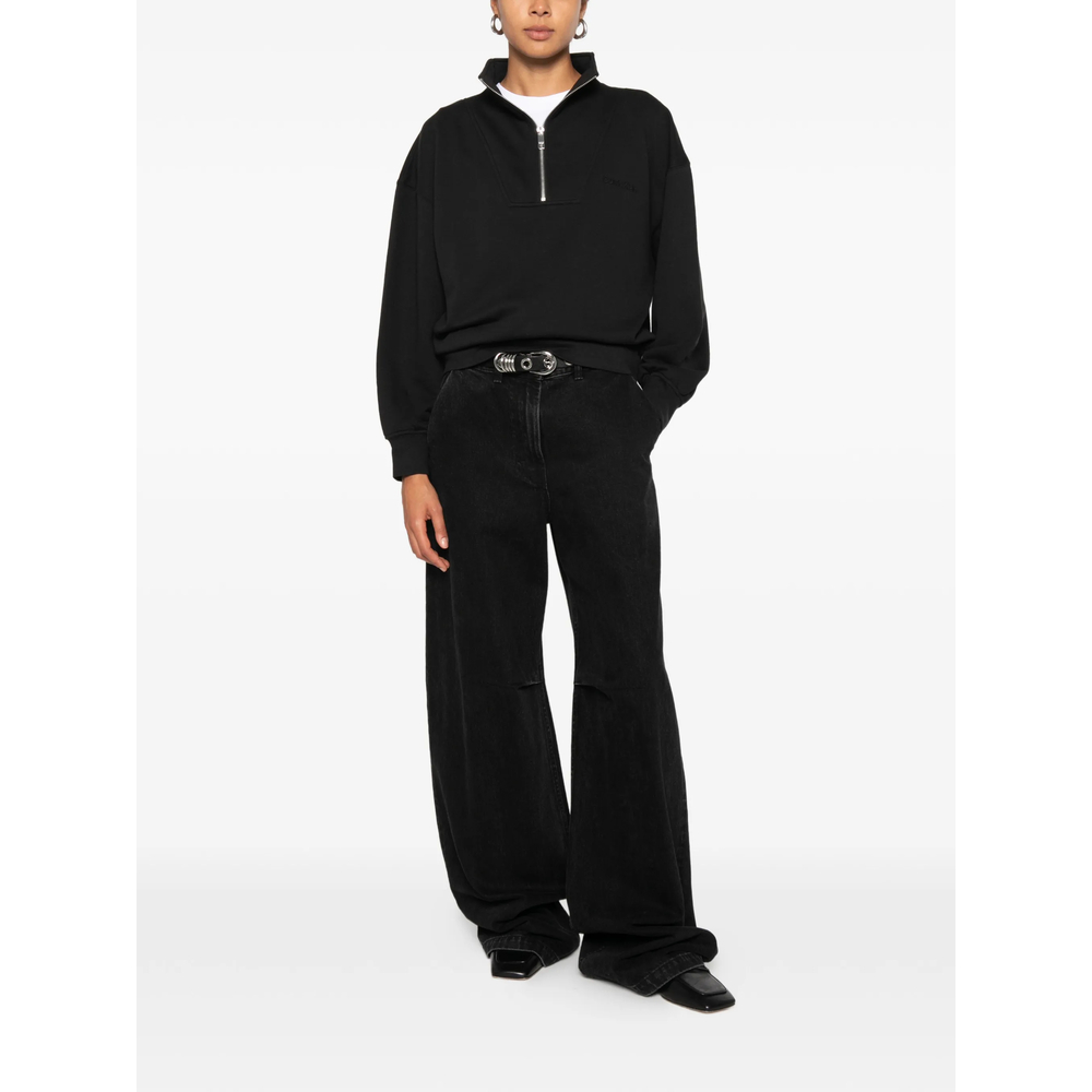 Half-Zip Logo-Embroidered Sweater