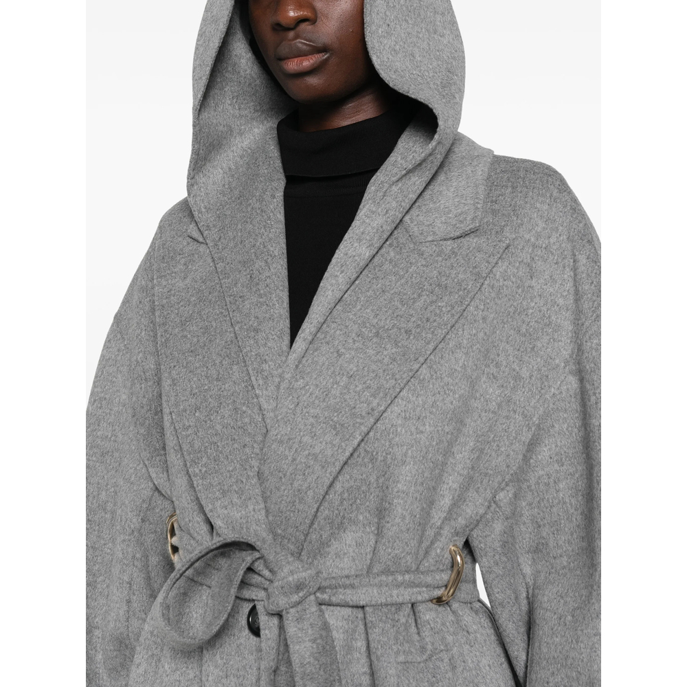Hooded Belted Coat