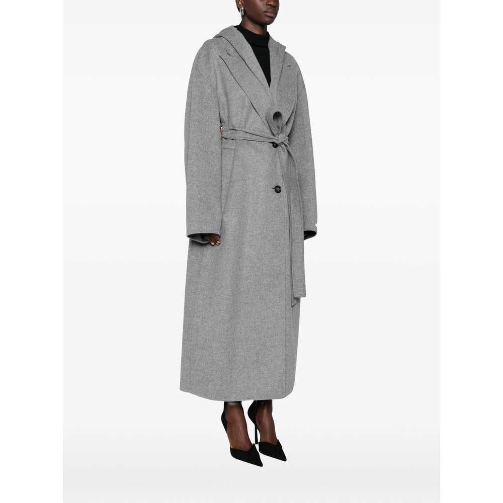Hooded Belted Coat