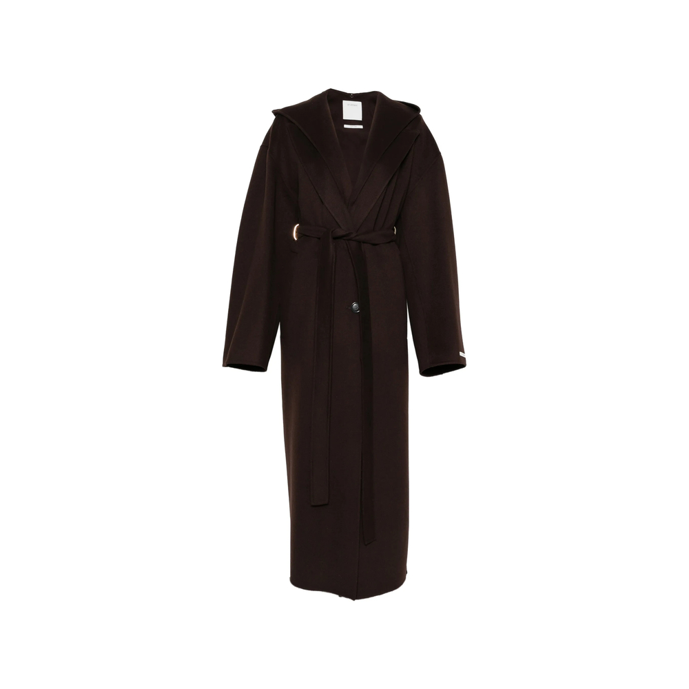 Sportmax Hooded Belted Coat