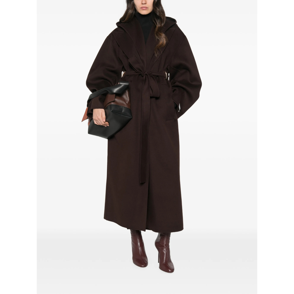 Hooded Belted Coat