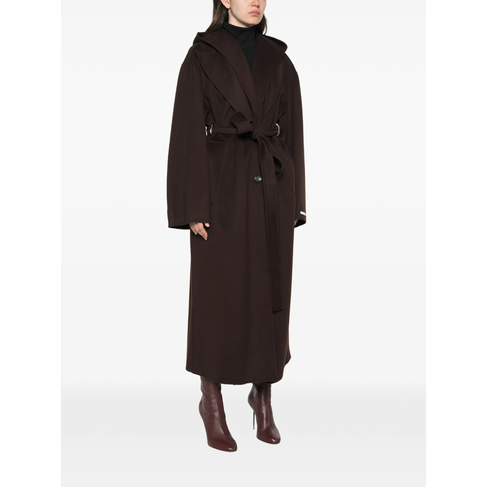 Hooded Belted Coat