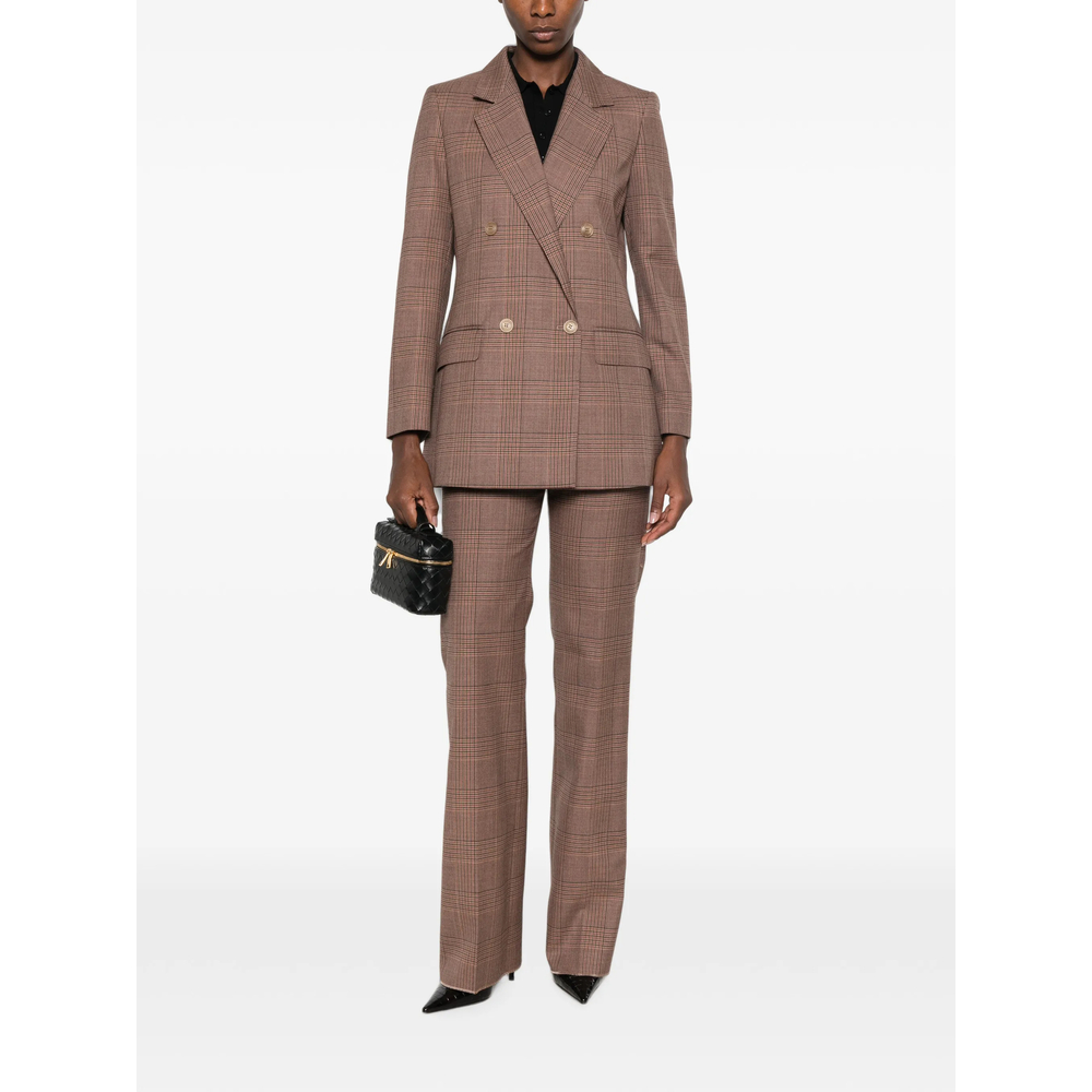 Prince Of Wales Check Double-Breasted Jacket