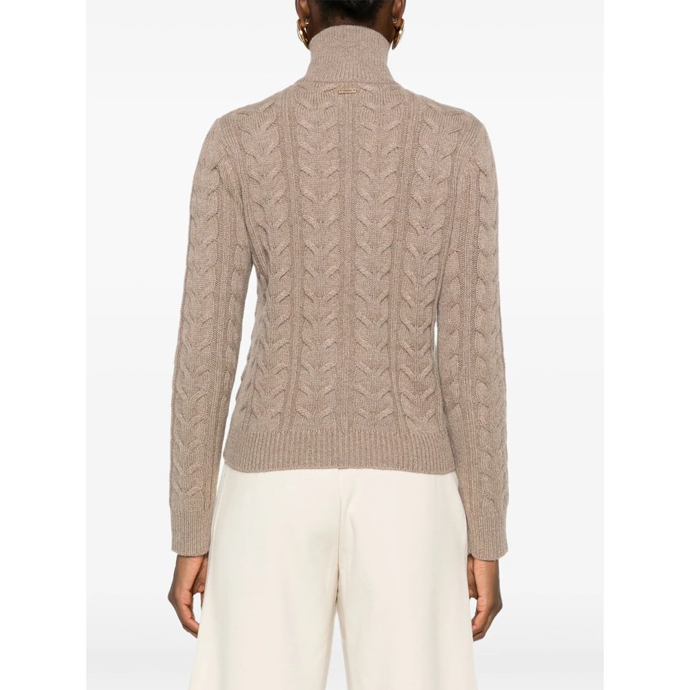 Libero Cable-Knit Quarter-Zip Sweater