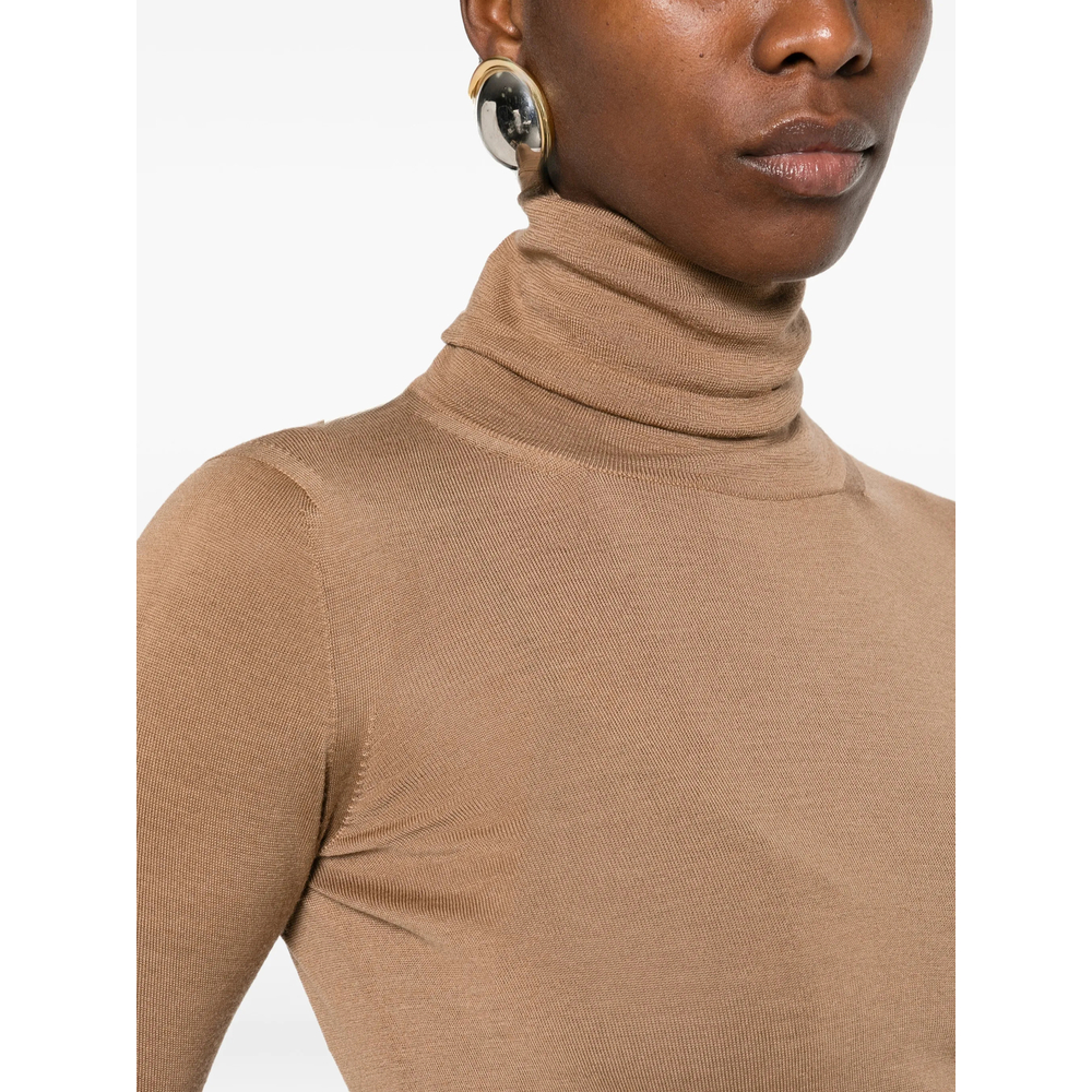 Roll-Neck Long-Sleeve Sweater