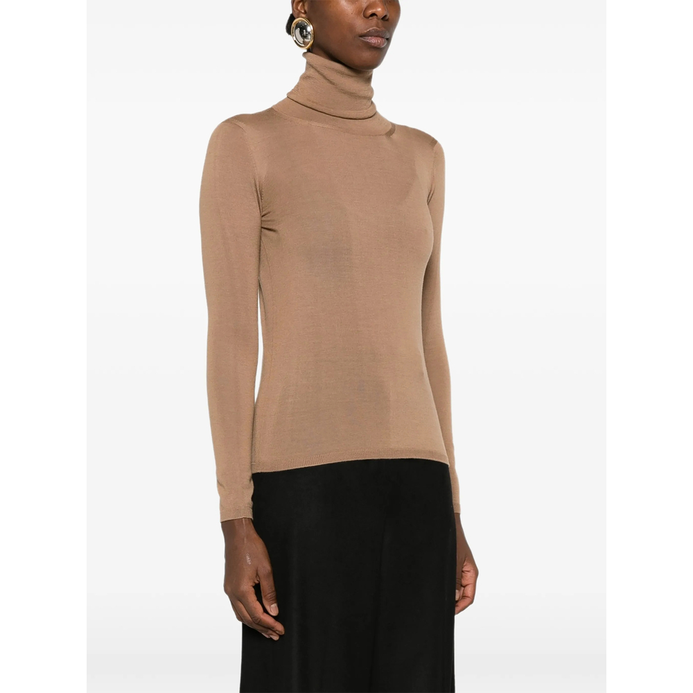 Roll-Neck Long-Sleeve Sweater