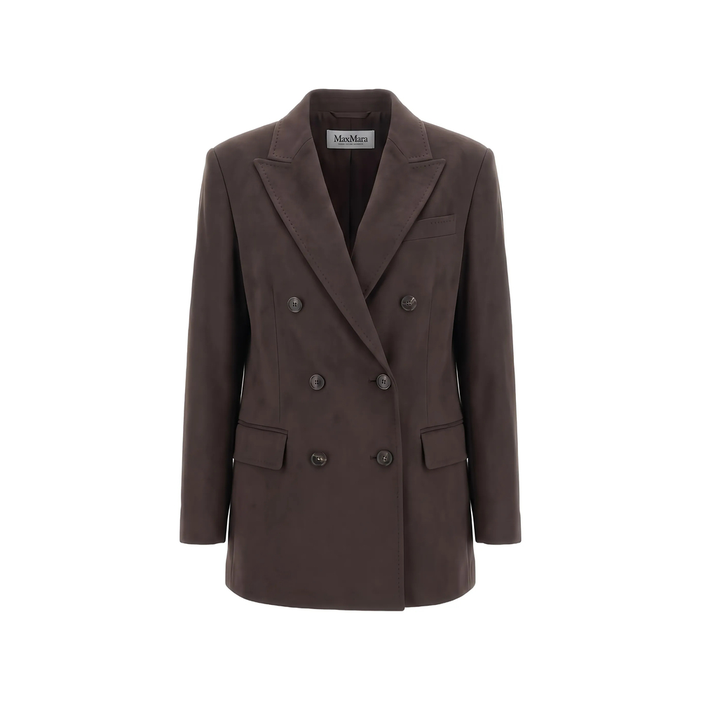 Max Mara Olimpia Double-breasted Peak-lapels Blazer