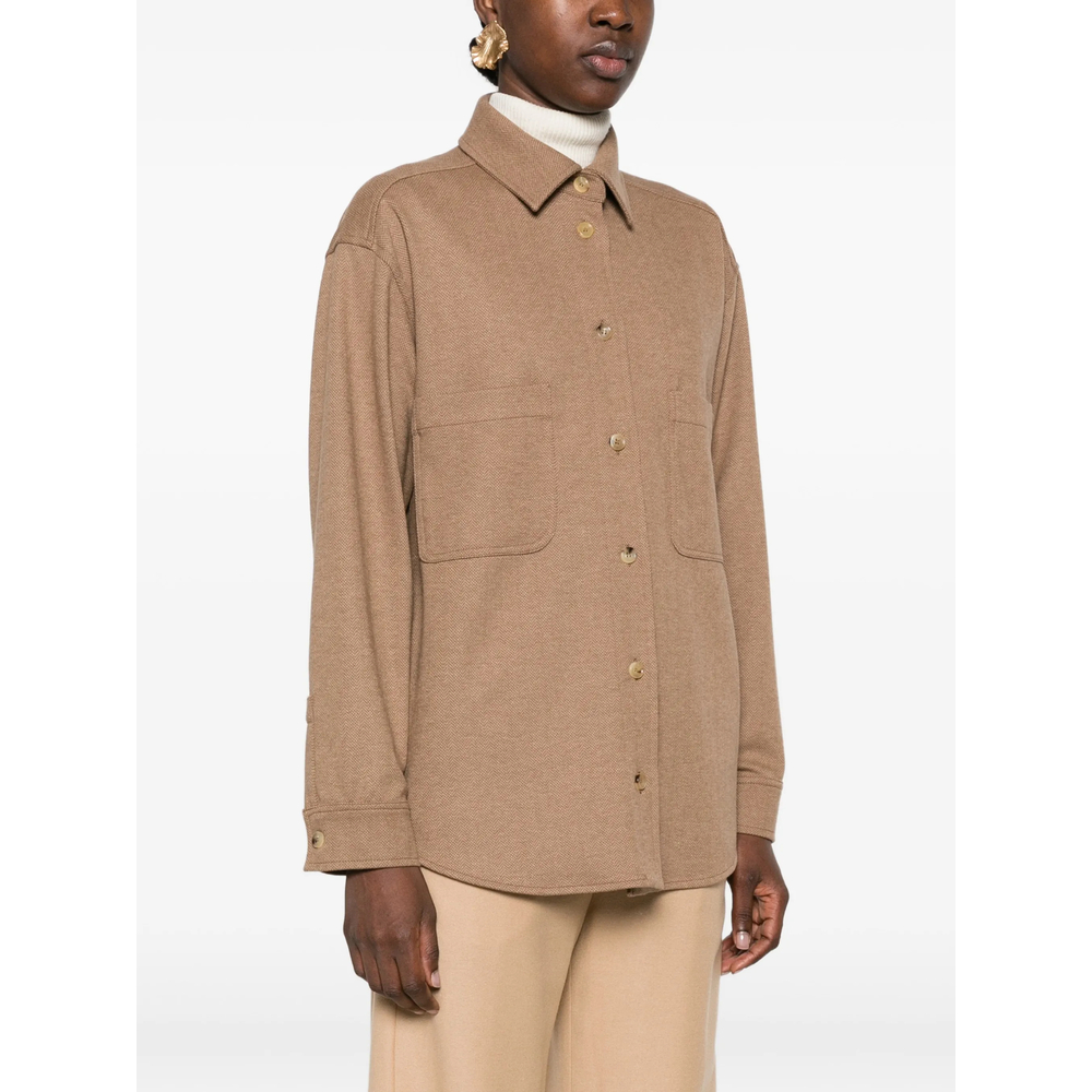 Herringbone Patch-Pocket Jacket