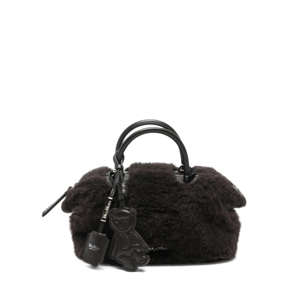 Max Mara MXATedholdalls1 Teddy-texture Bear-charm Tote Bag