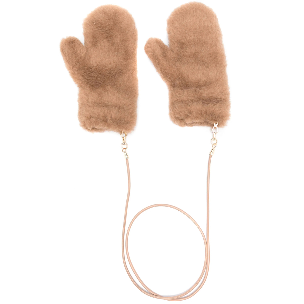 Max Mara Teddy Mittens