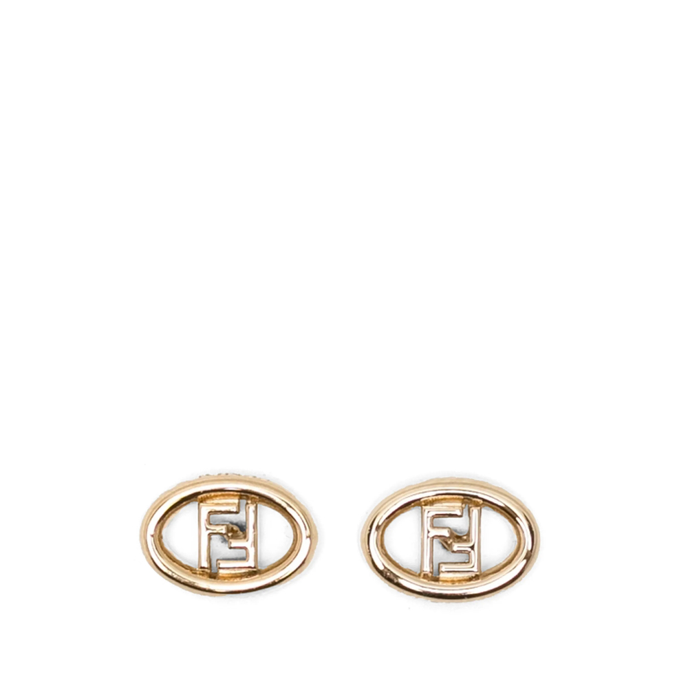 Fendi O'Lock Stud Earrings