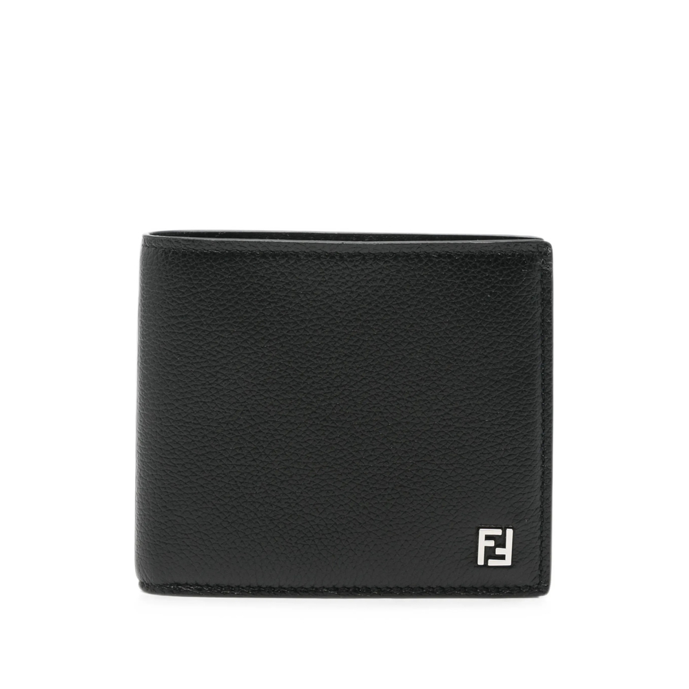 Fendi FF Logo Leather Bi-fold Wallet