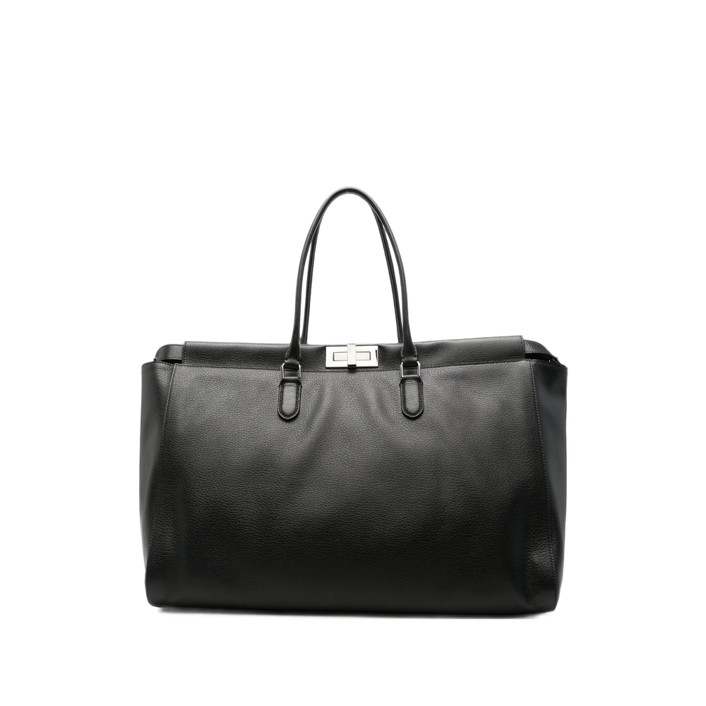 Fendi Peekaboo Leather Tote Bag