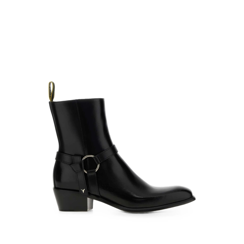 Fendi Double O Ring-detail Ankle Boots