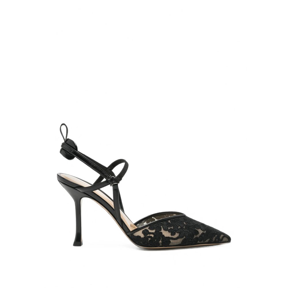 Fendi Very Colibrì Floral-lace Pumps