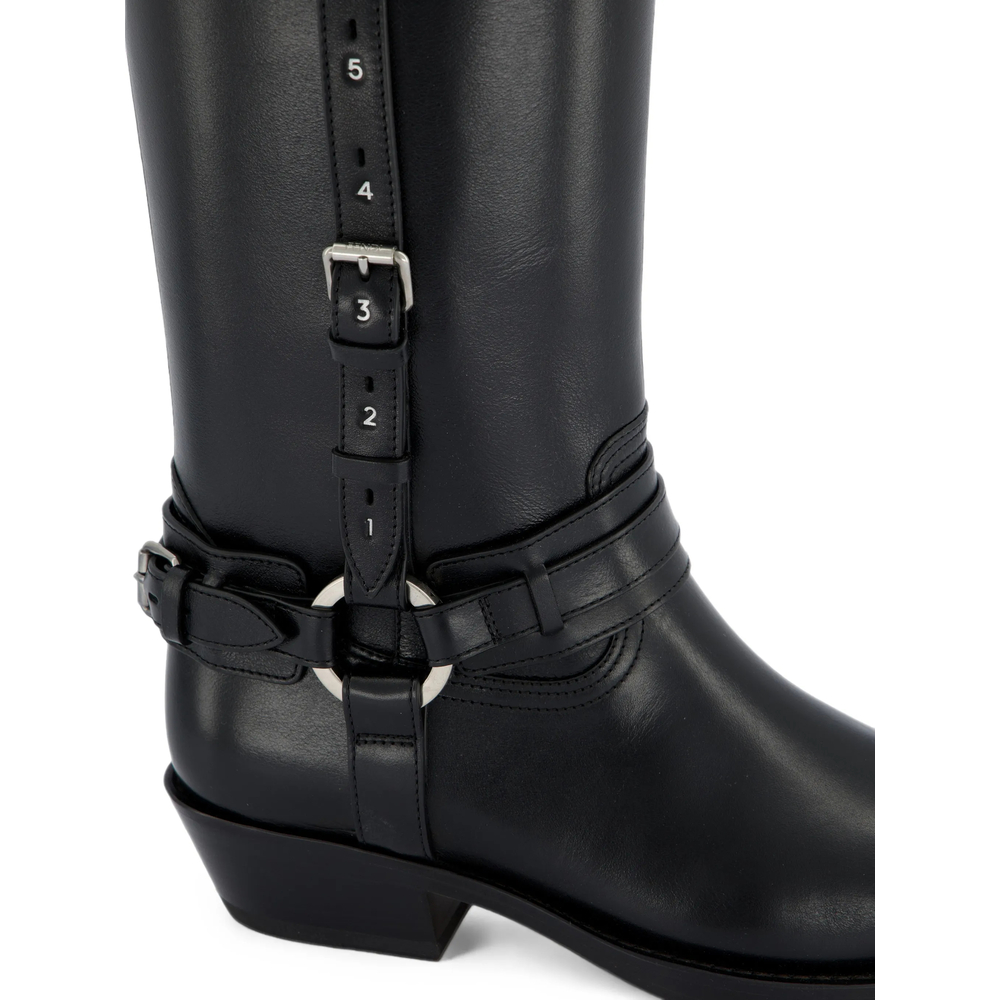 Count Buckle-Strap Boots